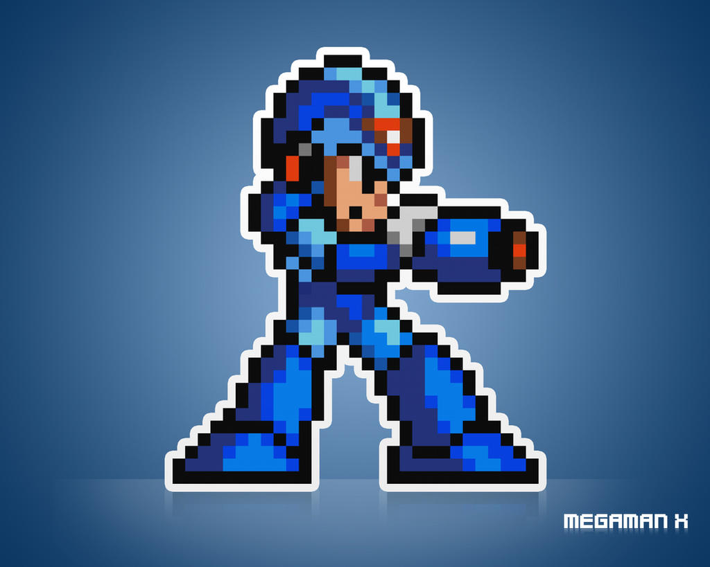 Megaman Pixel Art