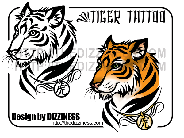 Tattoo Tiger by dizziness on deviantART