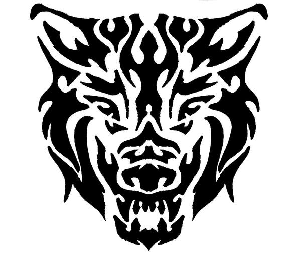 Snarling tribal Wolf Tattoo by Draikairion on deviantART
