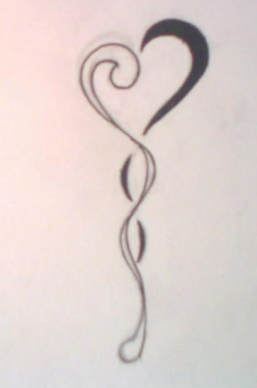 heart tattoo design. heart tattoo design.