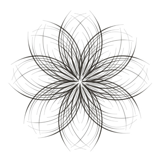Tribal Flower - flower tattoo