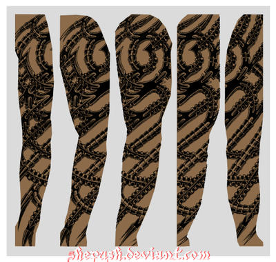  Sleeve Tribal Tattoo on Half Sleeve Tattoos