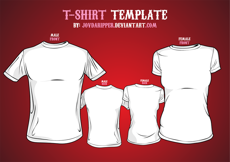 Vector T-shirt Template by 2011