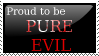 Pure Evil Stamp by silent33