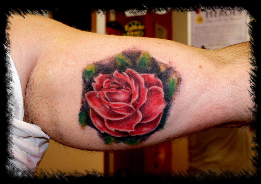 Inner Arm Flower Tattoos