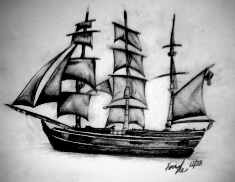 Old Ship Drawings