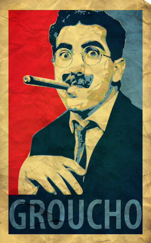 Groucho Marx Vector Poster by mikevectores on deviantART