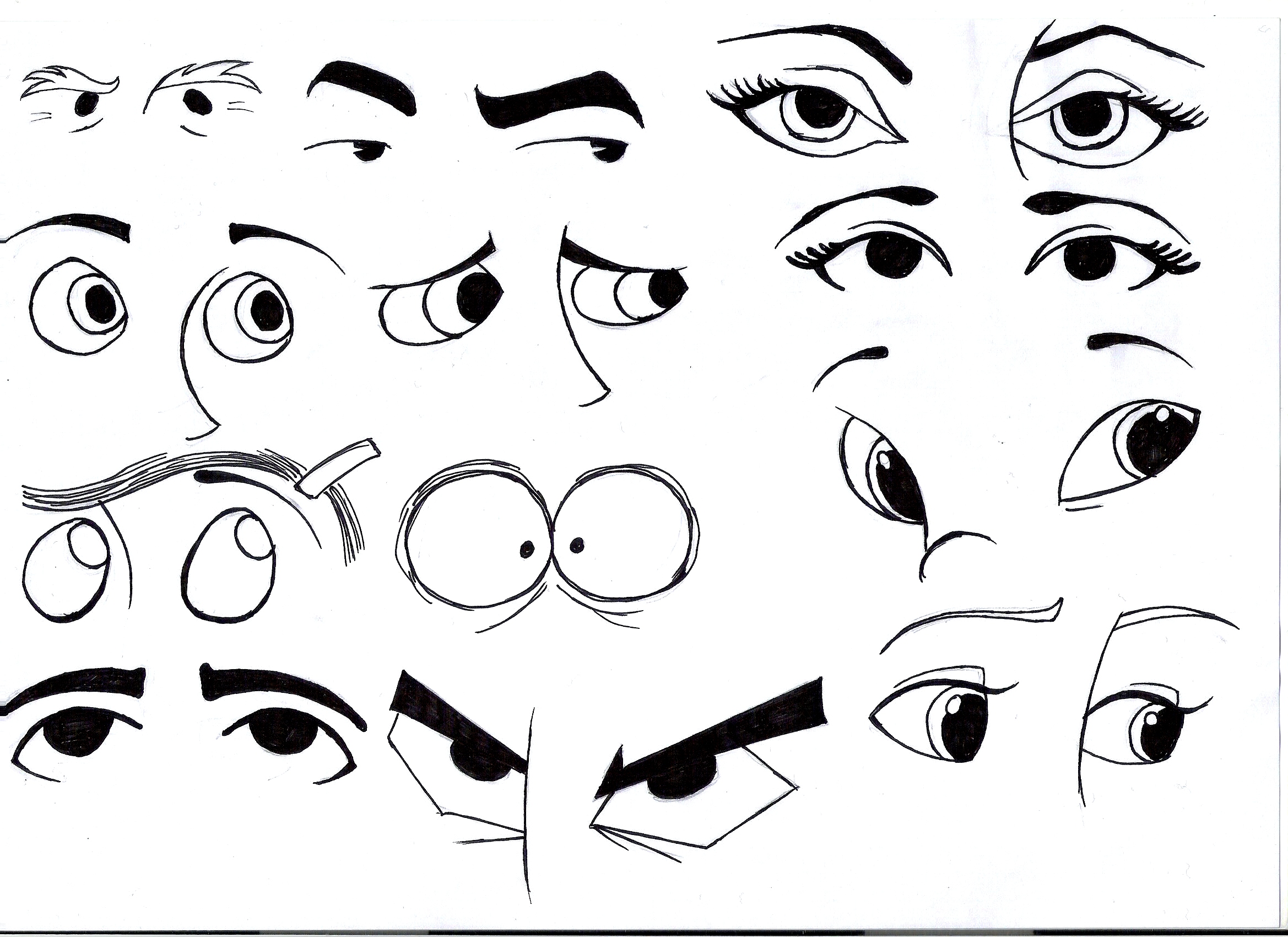 Great How To Draw Cartoon Eyes Easy of all time Don t miss out 