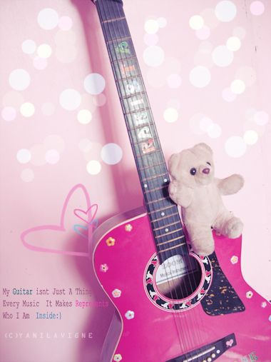 Cute Guitar Wallpaper