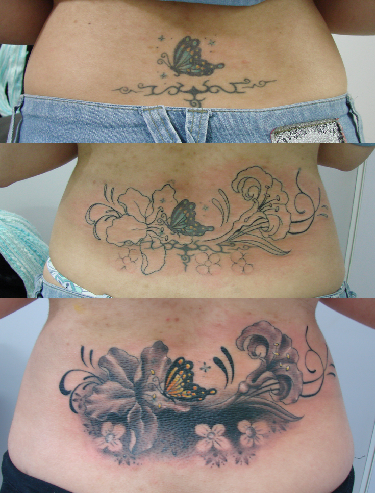 Tattoo cover up by LagartoTattoo on deviantART