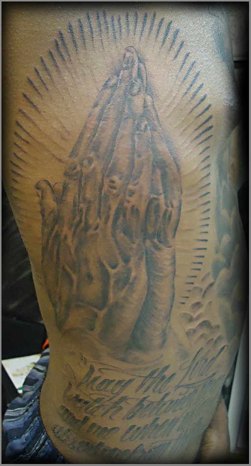Praying Hands tattoo by Jworst by ~nomak-gfk on deviantART