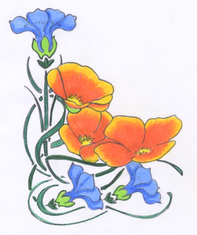 Poppies 1 | Flower Tattoo