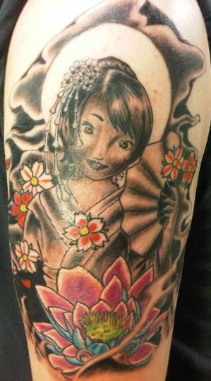 geisha tattoo 