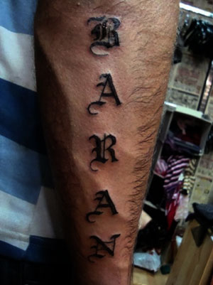 Lettering Tattoo Old English by baranoid on deviantART