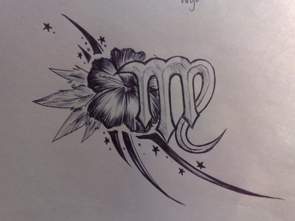 star sign2 | Flower Tattoo