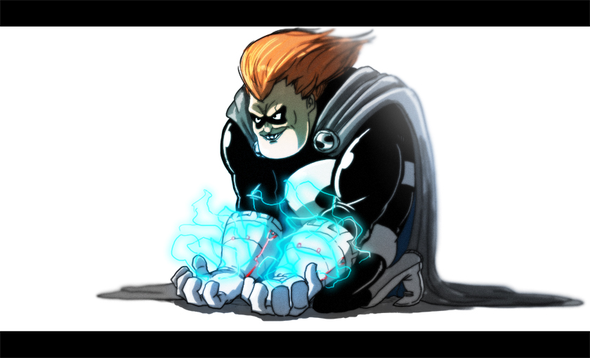 villain from incredibles. Syndrome, the villain from one