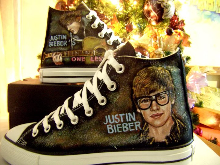 justin bieber shoes. Customized Justin Bieber shoes