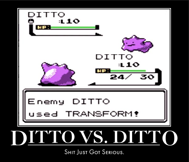Ditto vs ditto