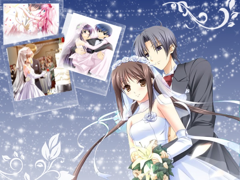 Anime Wedding Wallpaper by Koiwoeien on deviantART