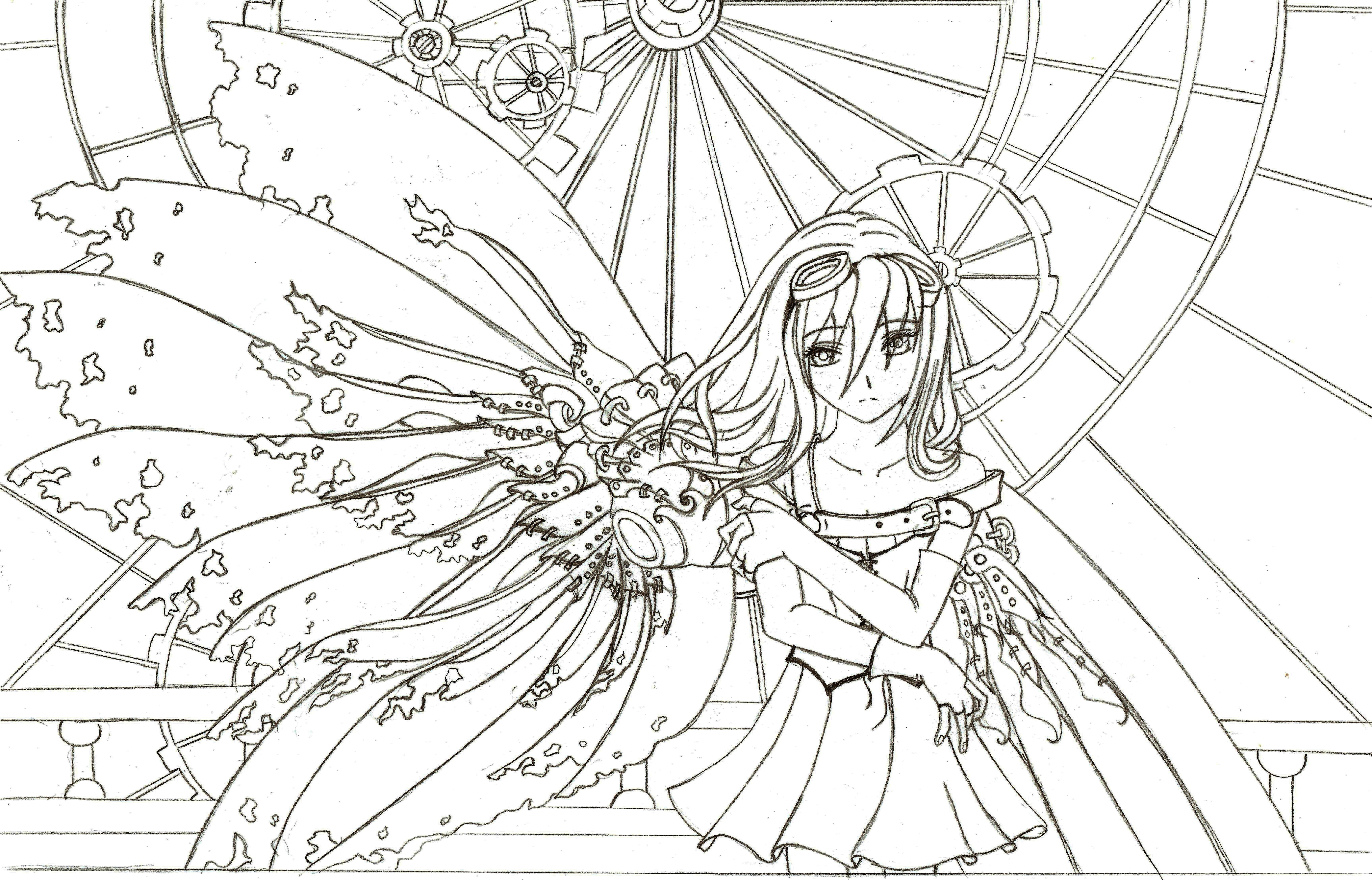 fairies art coloring pages - photo #45