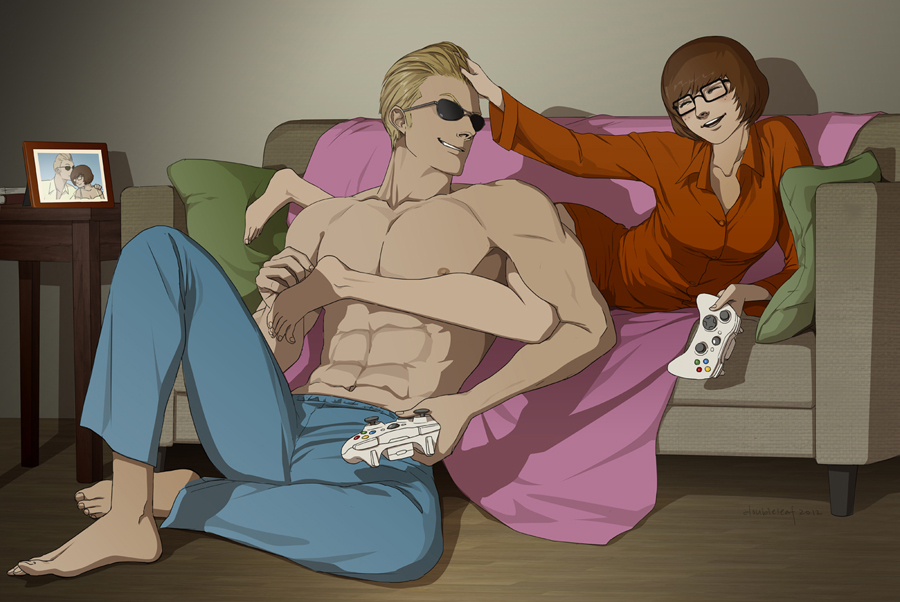 commission_johnny_and_velma_by_doublelea