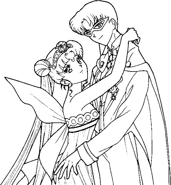 queen serenity coloring pages - photo #17