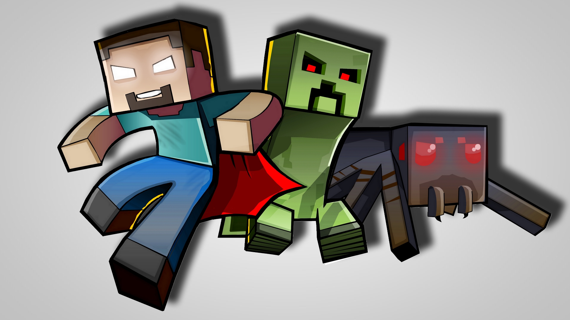minecraft characters clipart - photo #1