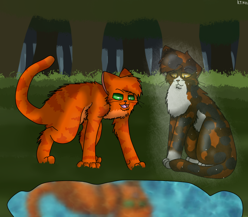 warrior cats coloring pages spotted leaf death - photo #36