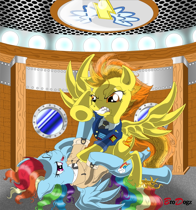 comm__spitfire_and_rainbow_dash___filly_