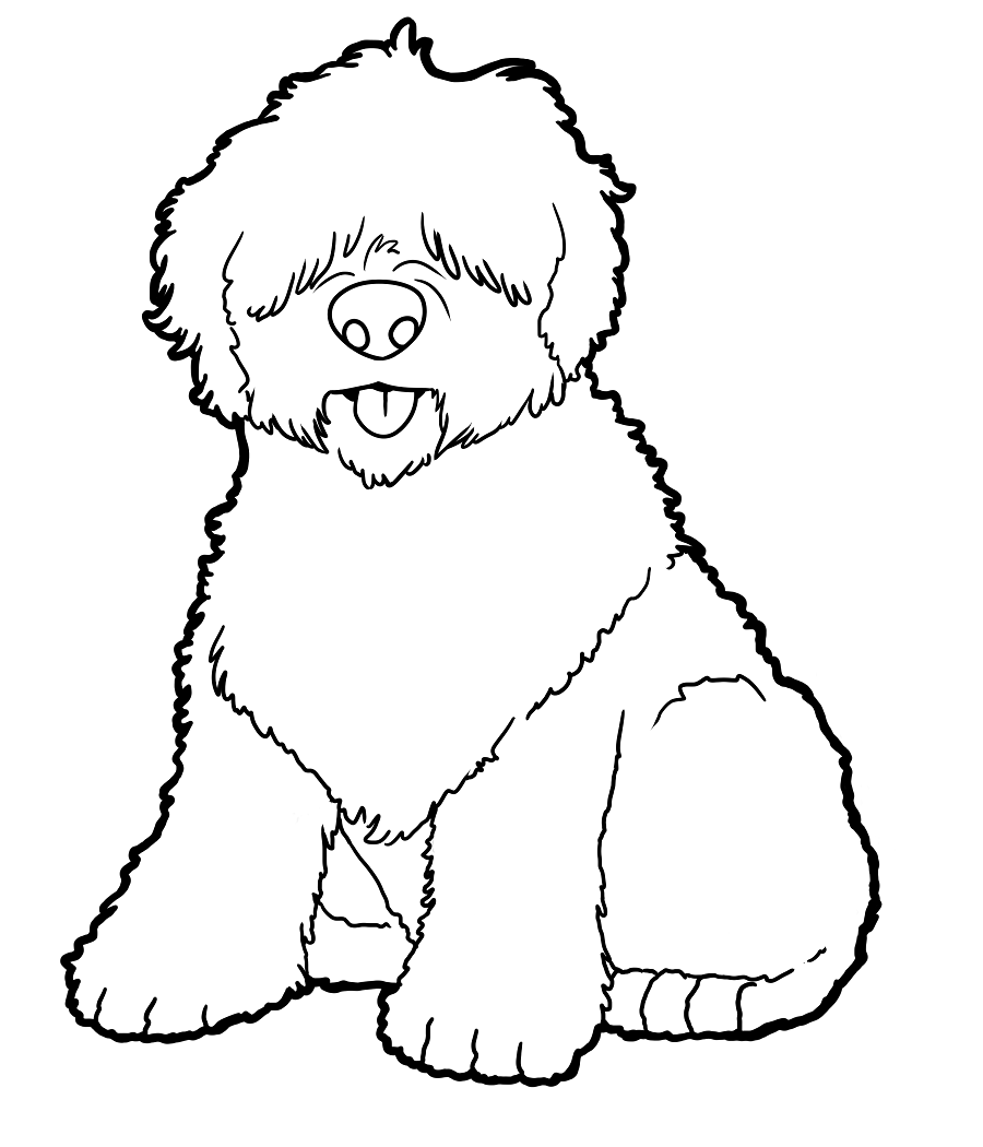 old english sheepdog coloring pages - photo #4