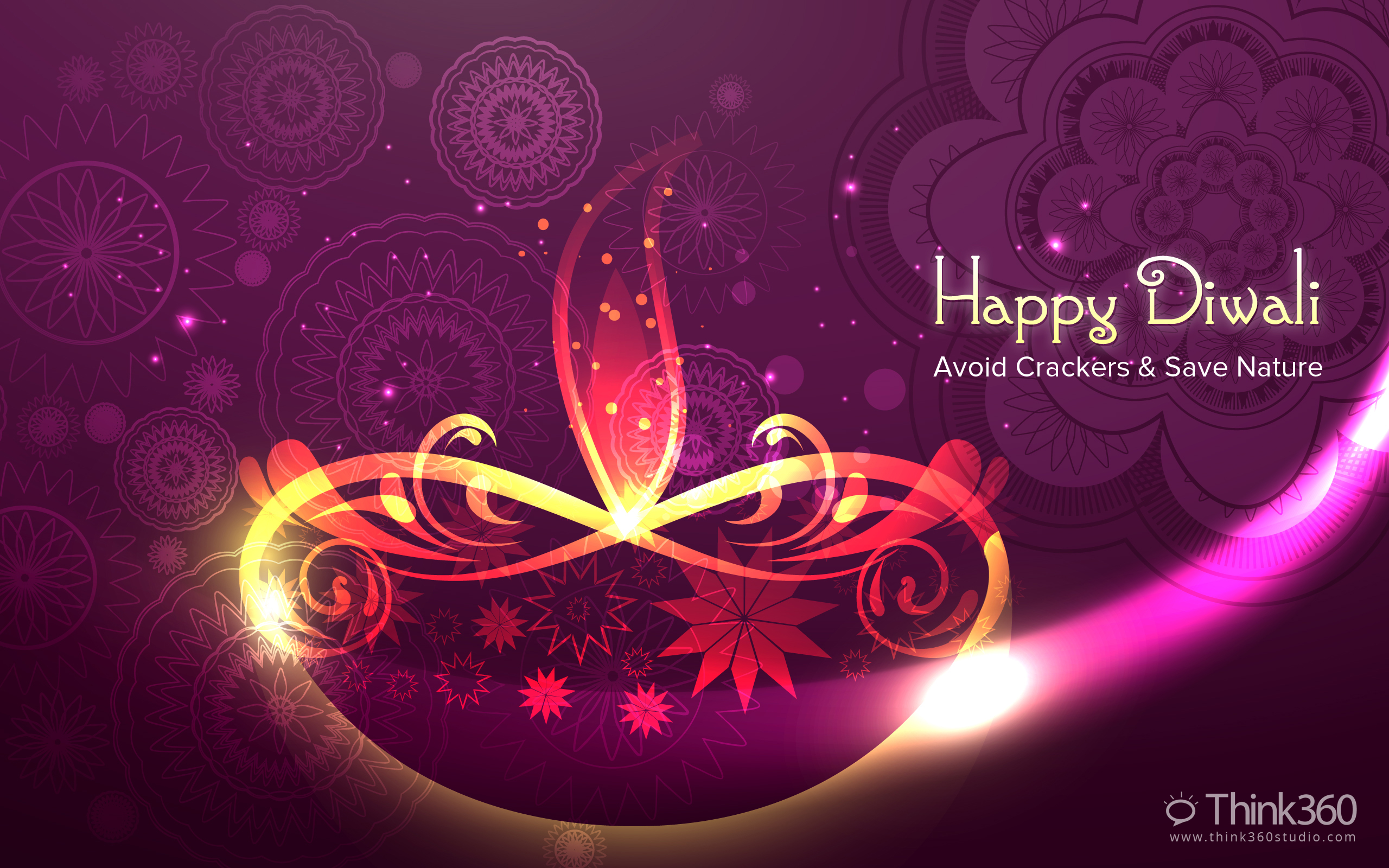 Happy Diwali Wallpaper – Think 360 Studio