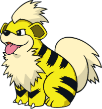 Shiny Growlithe Global Link Art by TrainerParshen