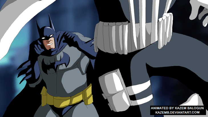 Batman Vs. Punisher Animation P1 by Kazemb