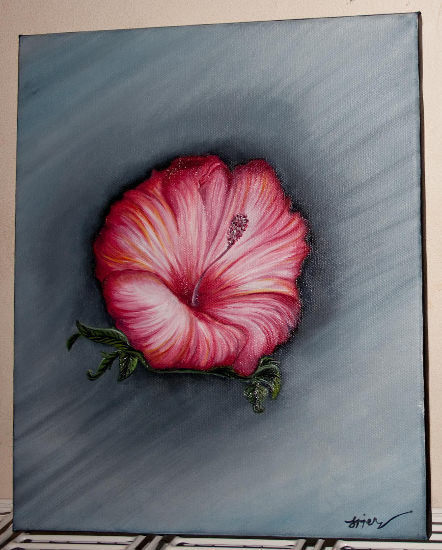 Hibiscus Flower Painting by