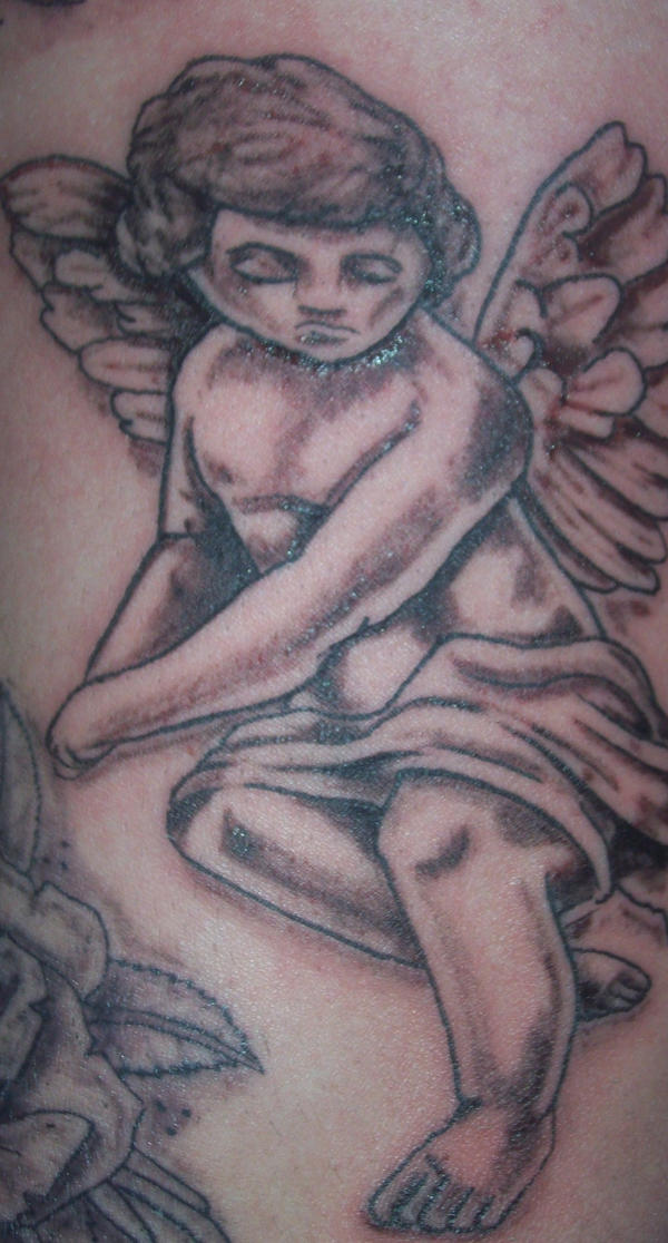A cherub tattoo can show your playfulness or it can emphasize your