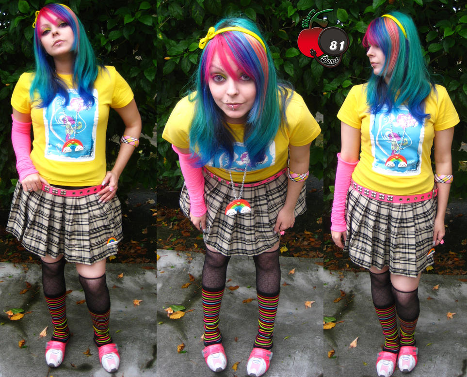  Style Scene Hair on Rainbow Cherry Scene Style By  Cherrybomb 81 On Deviantart