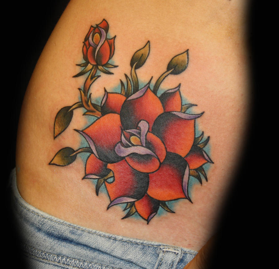 more custom flowers | Flower Tattoo