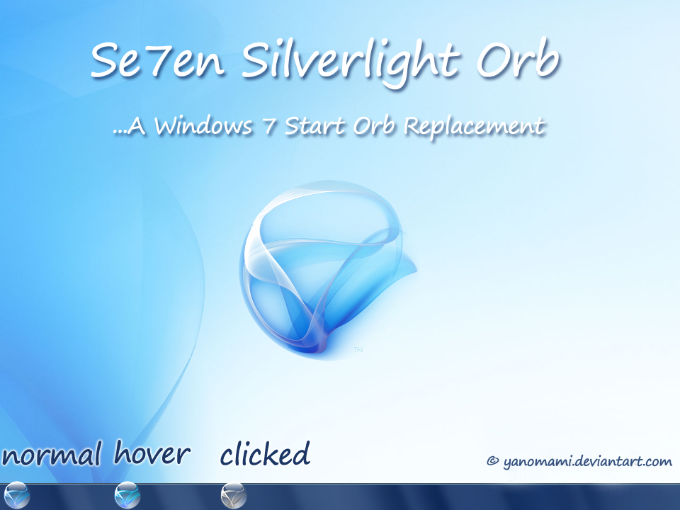 Silverlight Start Orb for Windows 7