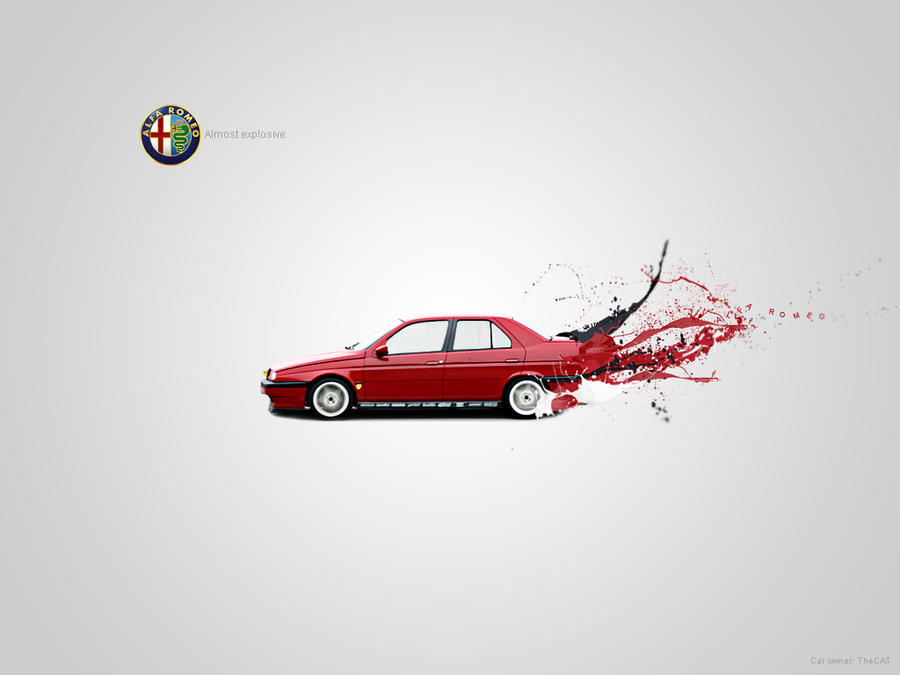 Alfa Romeo 155 wallpaper by RAsupernalart on deviantART