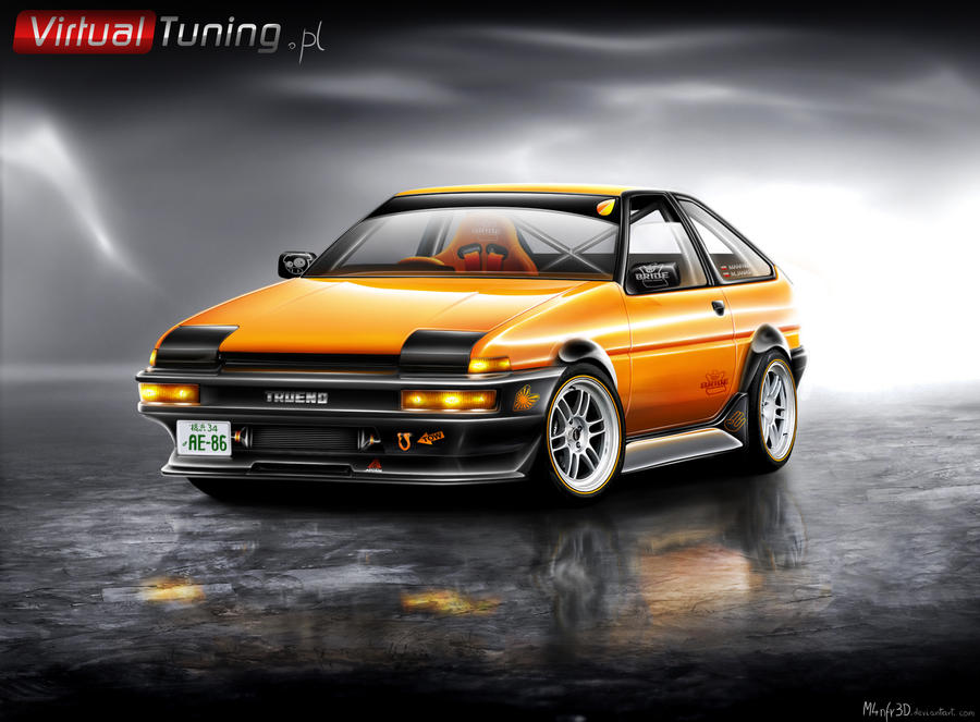 Toyota Corolla AE86 by M4nfr3D on deviantART