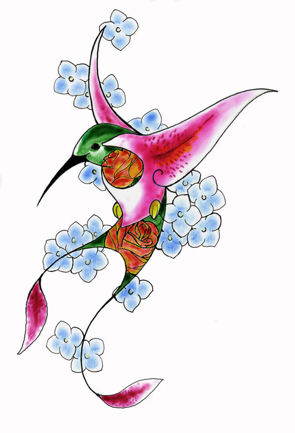 Hummingbird Tattoo by OmegaStudios on deviantART