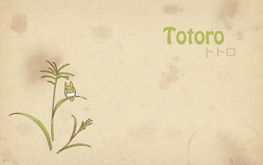 totoro wallpaper. Totoro - Wallpaper 1 by