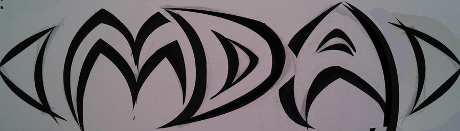 Tattoo initials rough draft 2 by =TatumDesign on deviantART