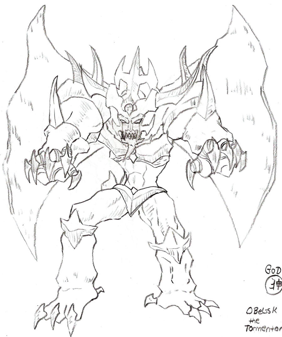 obelisk the tormentor coloring pages - photo #1