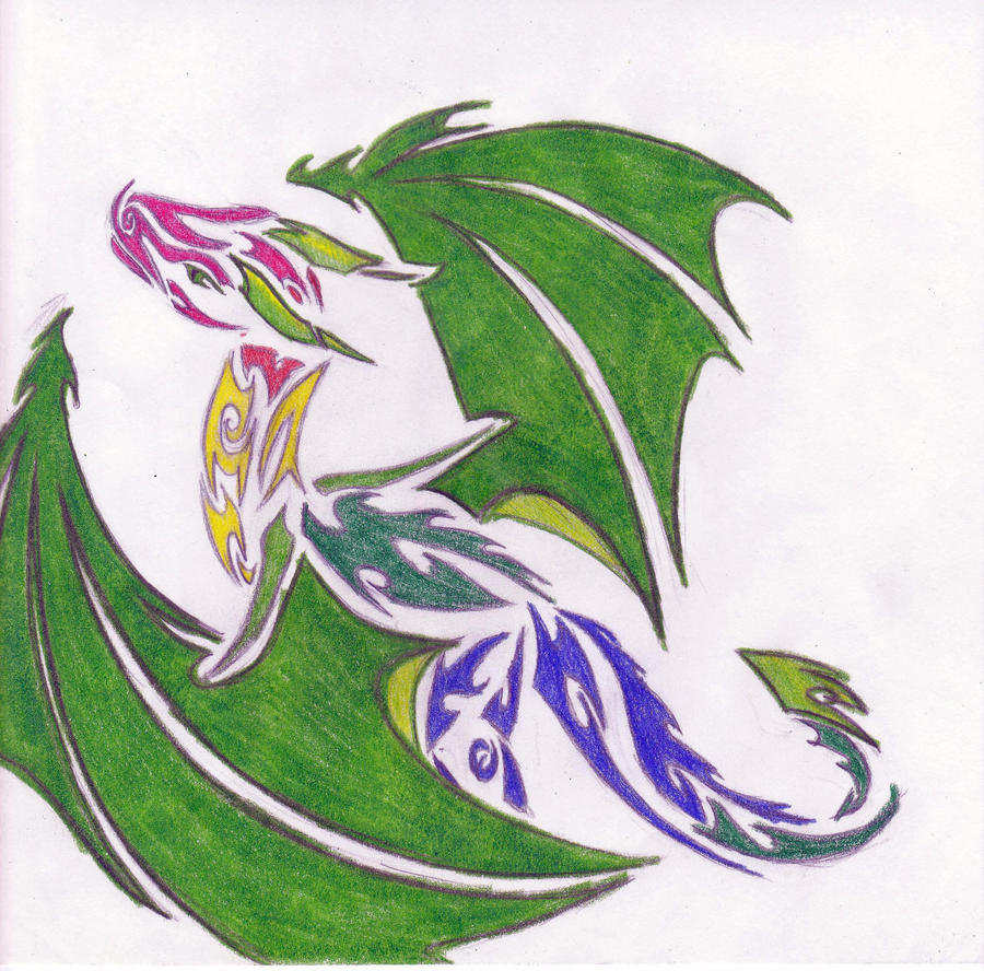 Dragon Tattoo Design by Masqueradesgirl243 on deviantART