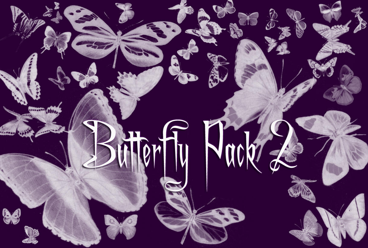 Butterfly Brushes Pack 2 by