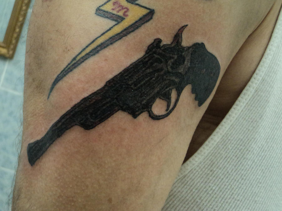 revolver tattoos. Revolver tattoo by