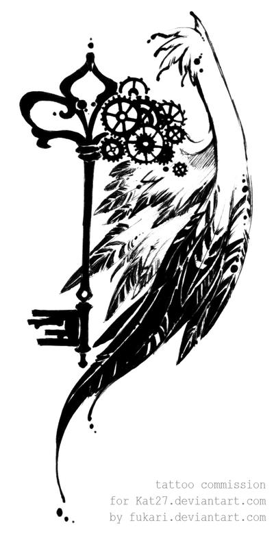 commission key tattoo by Fukari on deviantART