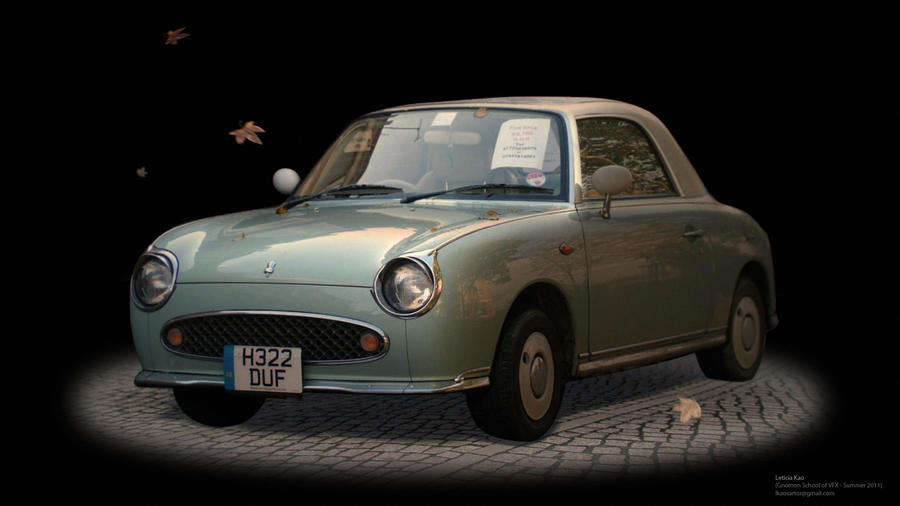 Nissan Figaro by leticiakao on deviantART