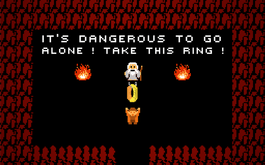 It s dangerous to go alone!, the free encyclopedia